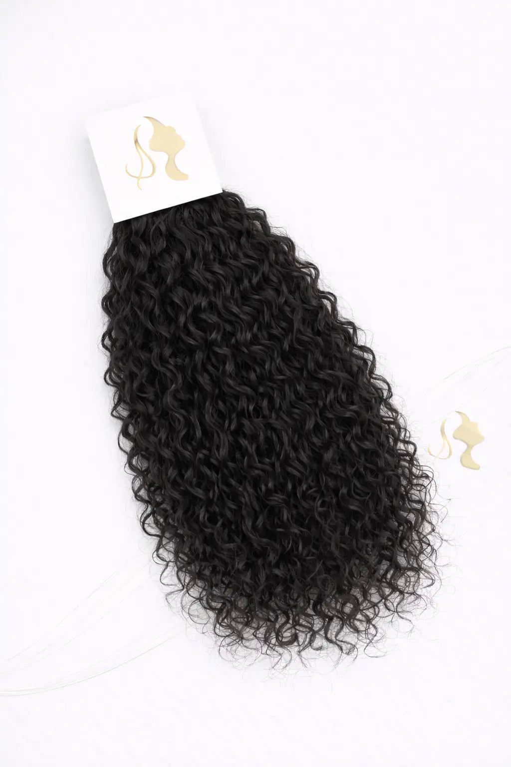  Extensions Raw Hair Bouclées Brun Foncé #1B.