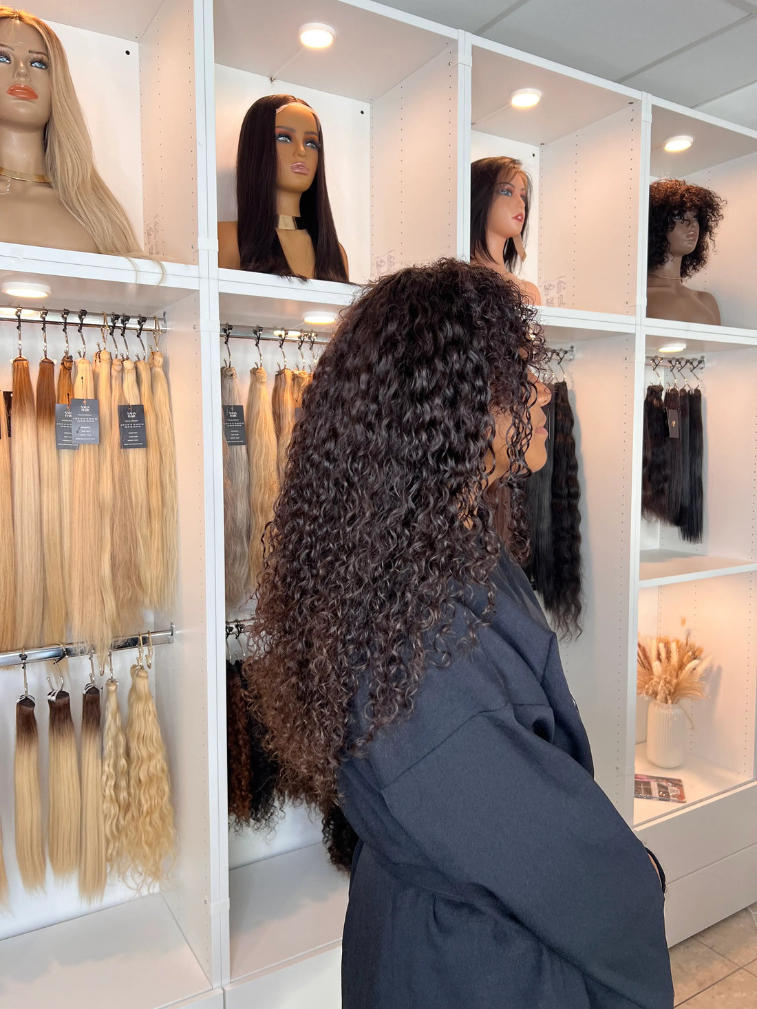Extensions Raw Hair Bouclées Châtain Foncé #2