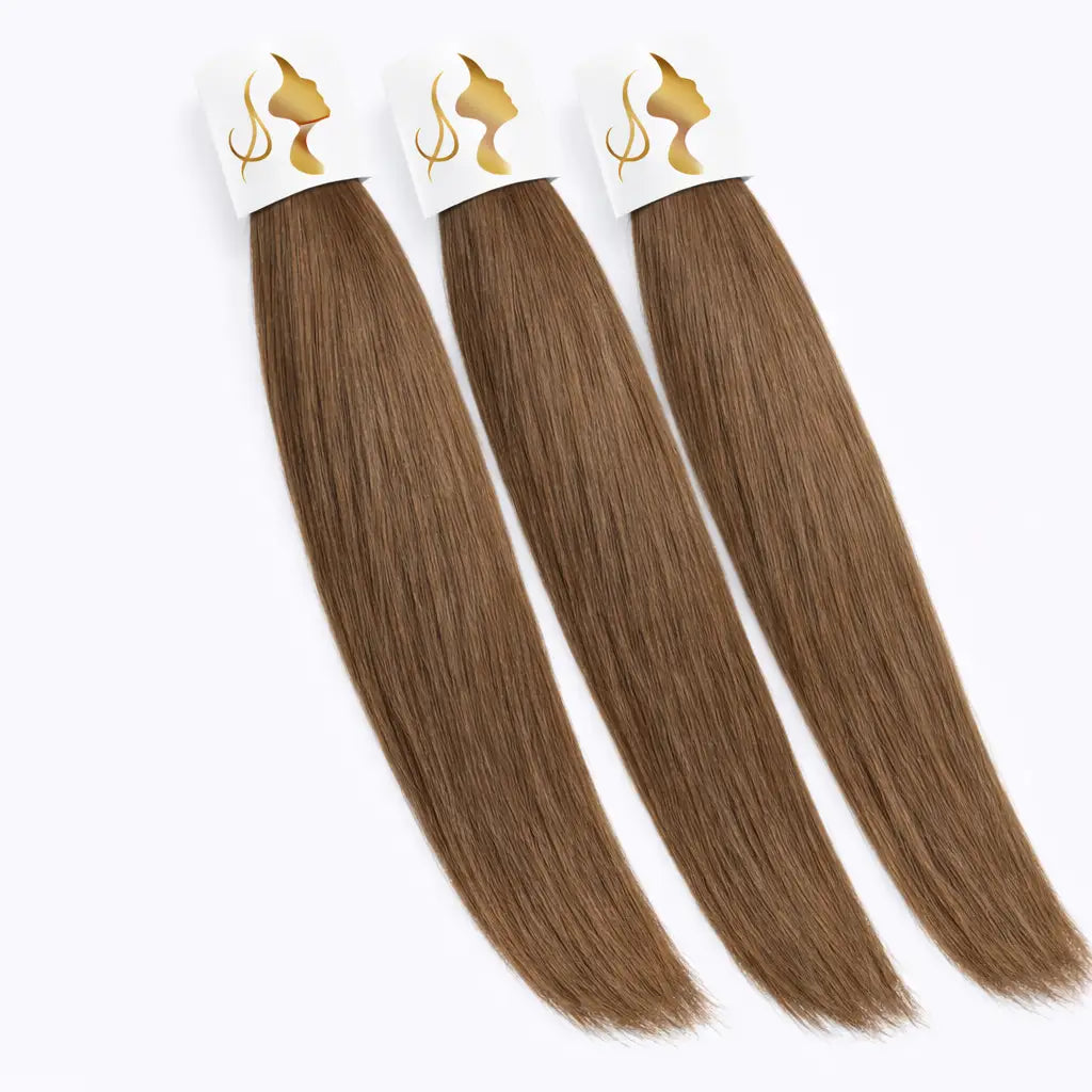 Extensions Lisses Châtain #4