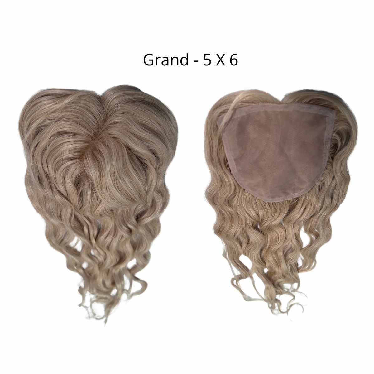 TOPPER 5 x 6 - Ondulé Blond #613 - 18 Pouces - Raw Hair 100% Naturel