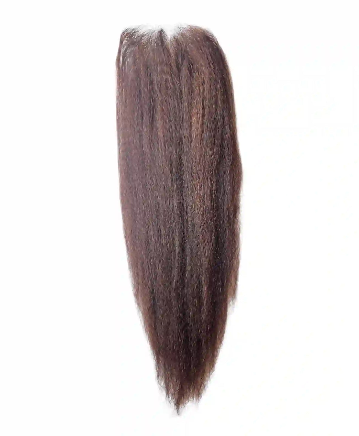 Closure HD 4x4 châtain #2 cheveux bruts lisses 100% naturels. Dentelle invisible, installation facile débutantes. Durée 3-5 ans. Finition professionnelle. France.