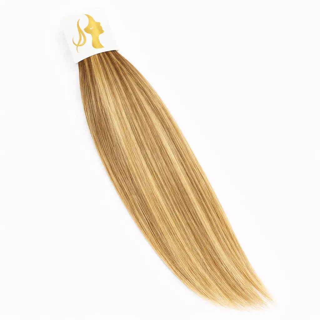 Extensions Raw Hair Lisses Méché #4/613 - Balayage Lumineux