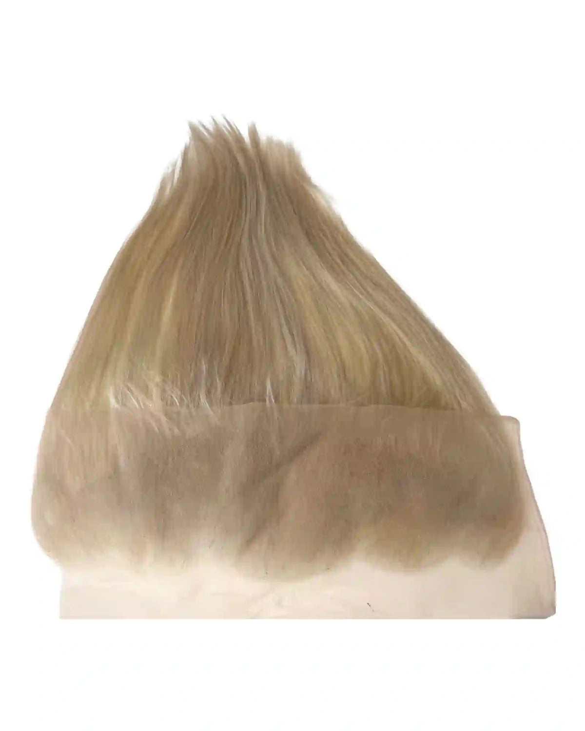Lace frontale 13x4 lisse blond platine #613 Cheveux Bruts 100% naturels. Ligne frontale naturelle, éclat lumineux, polyvalence maximale. Durée 3-5 ans. France.